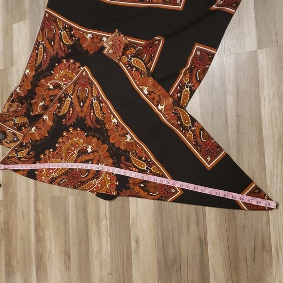 SLNY NEW YORK HALTER SCARF/SLIP DRESS SZ LARGE - Picture 10 of 10